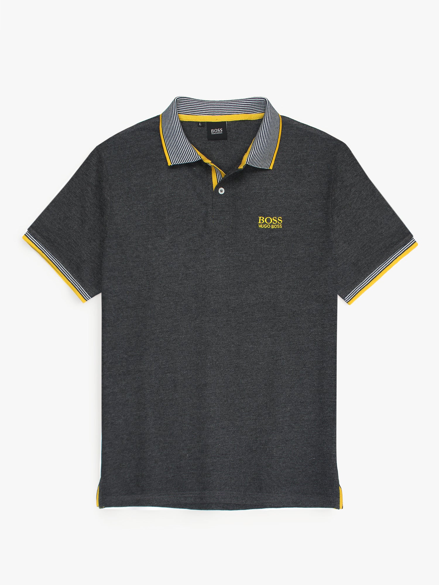 HB POLO DARK HEATHER GREY - brandahub
