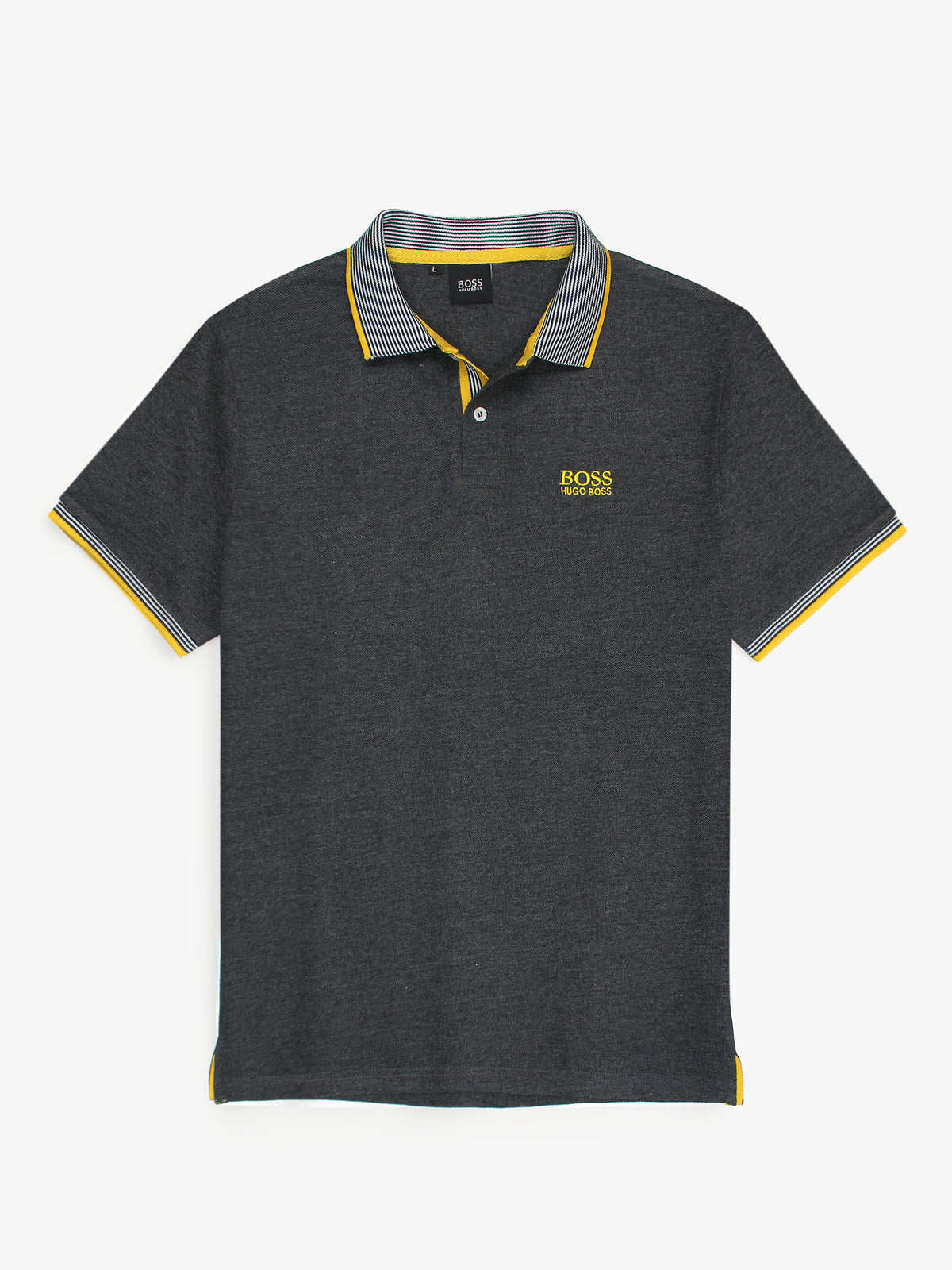 HB POLO DARK HEATHER GREY - brandahub