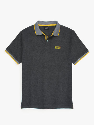 HB POLO DARK HEATHER GREY - brandahub