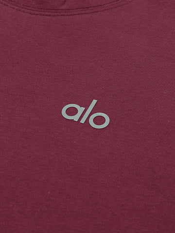 Ao Printed tshirt-Maroon