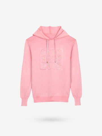 The Lwe Hoodie Knit Co-ord Set (pink)