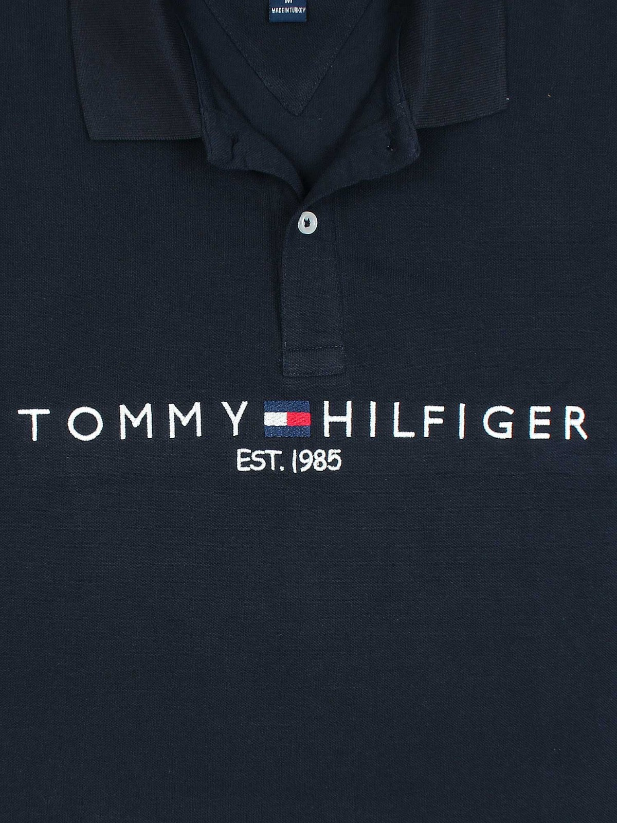 T-H Emb logo polo (Navy blue)