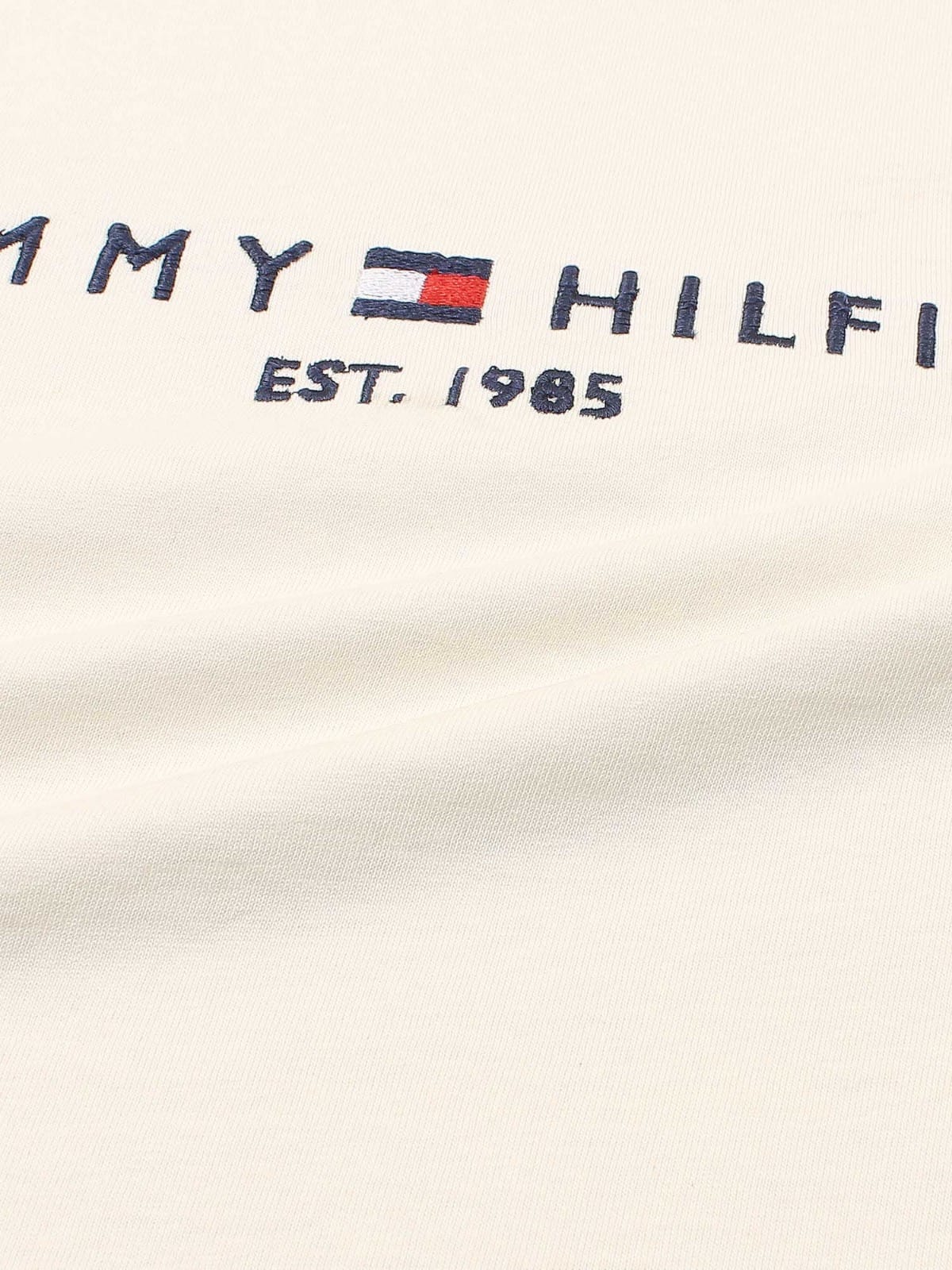 Brandahub T-shirts premium th embroidery t-shirt beige