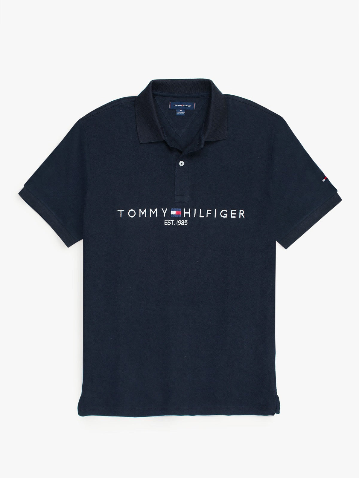 T-H Emb logo polo (Navy blue)