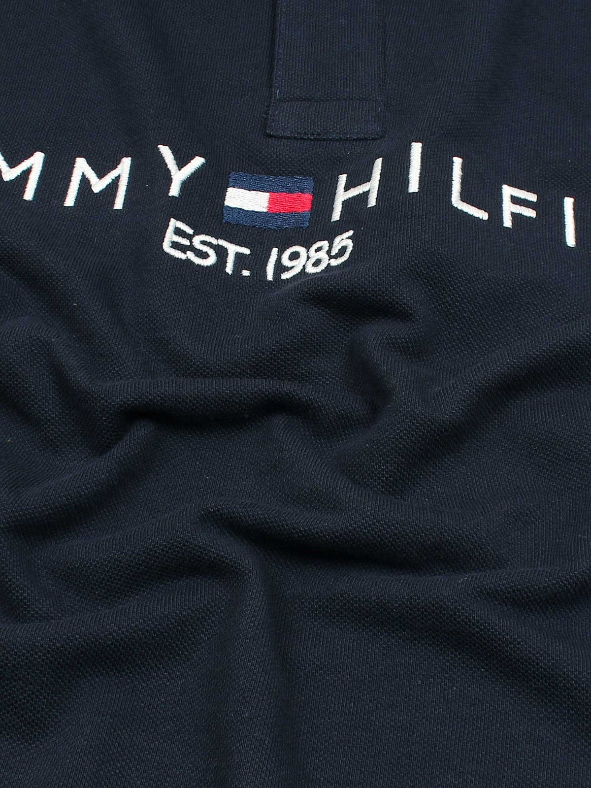 T-H Emb logo polo (Navy blue)