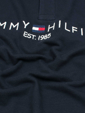 T-H Emb logo polo (Navy blue)