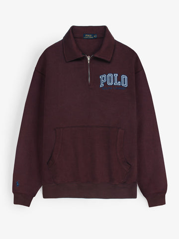 The RL Polo Fleece Sweatshirt (maroon)