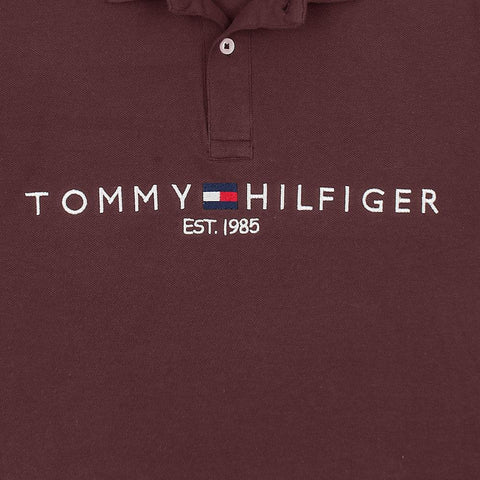 T-H Emb logo polo (maroon)
