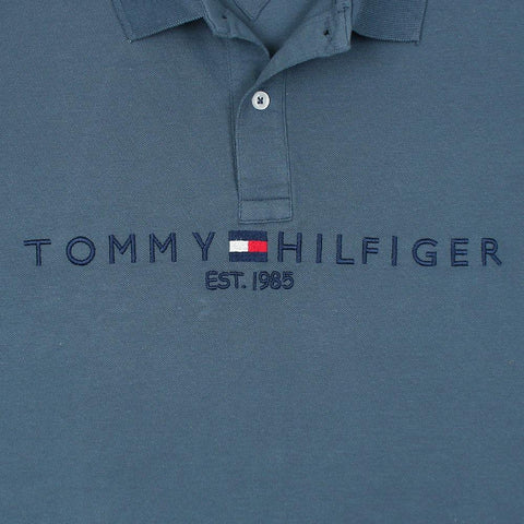 T-H Emb logo polo (Blue)
