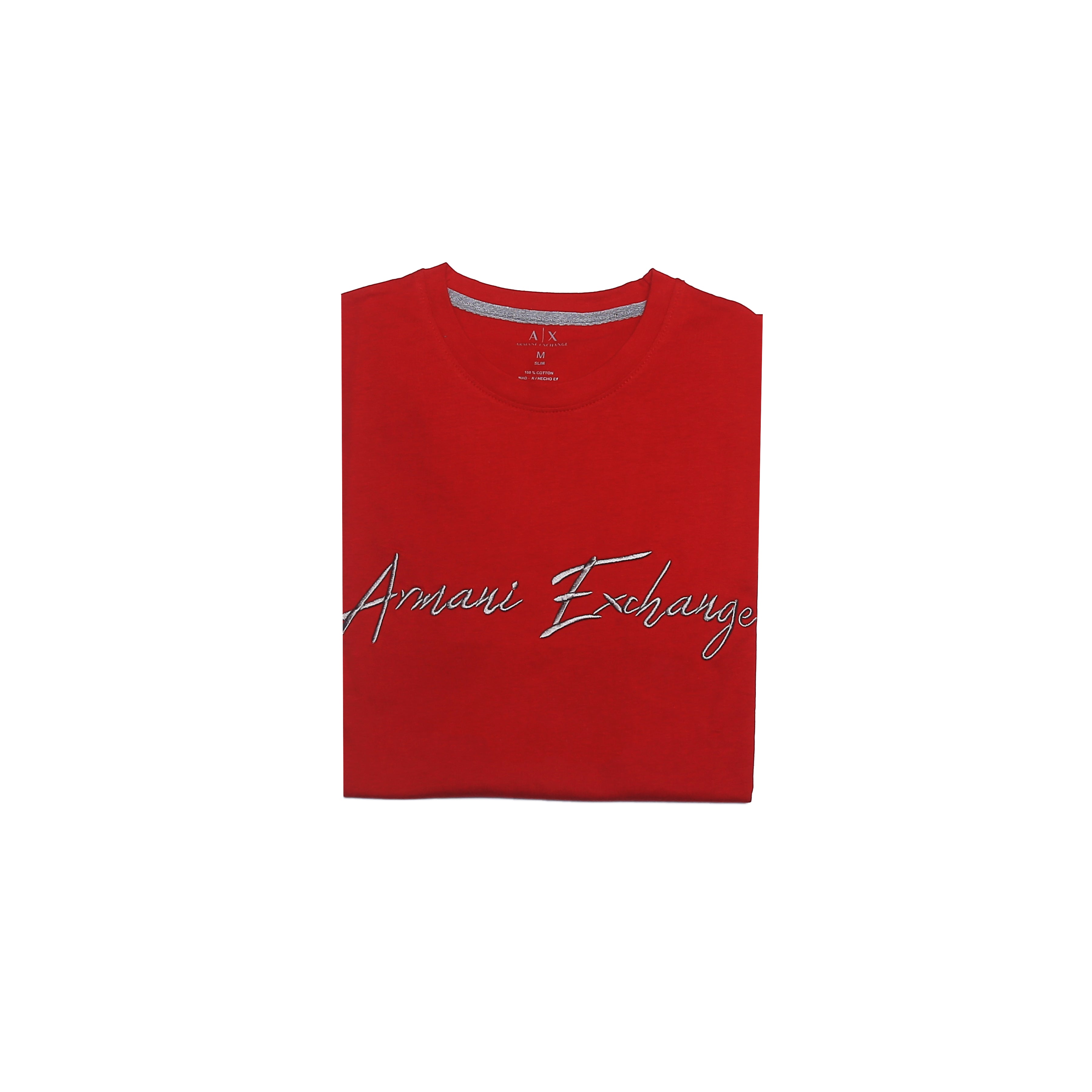 A.r.m.a.n.i emb T Shirt-red - brandahub