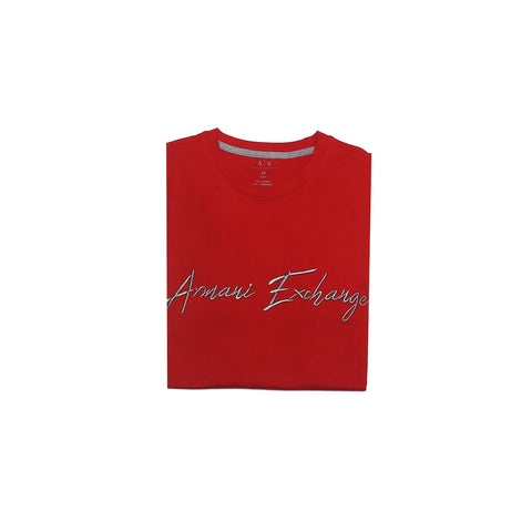 A.r.m.a.n.i emb T Shirt-red - brandahub