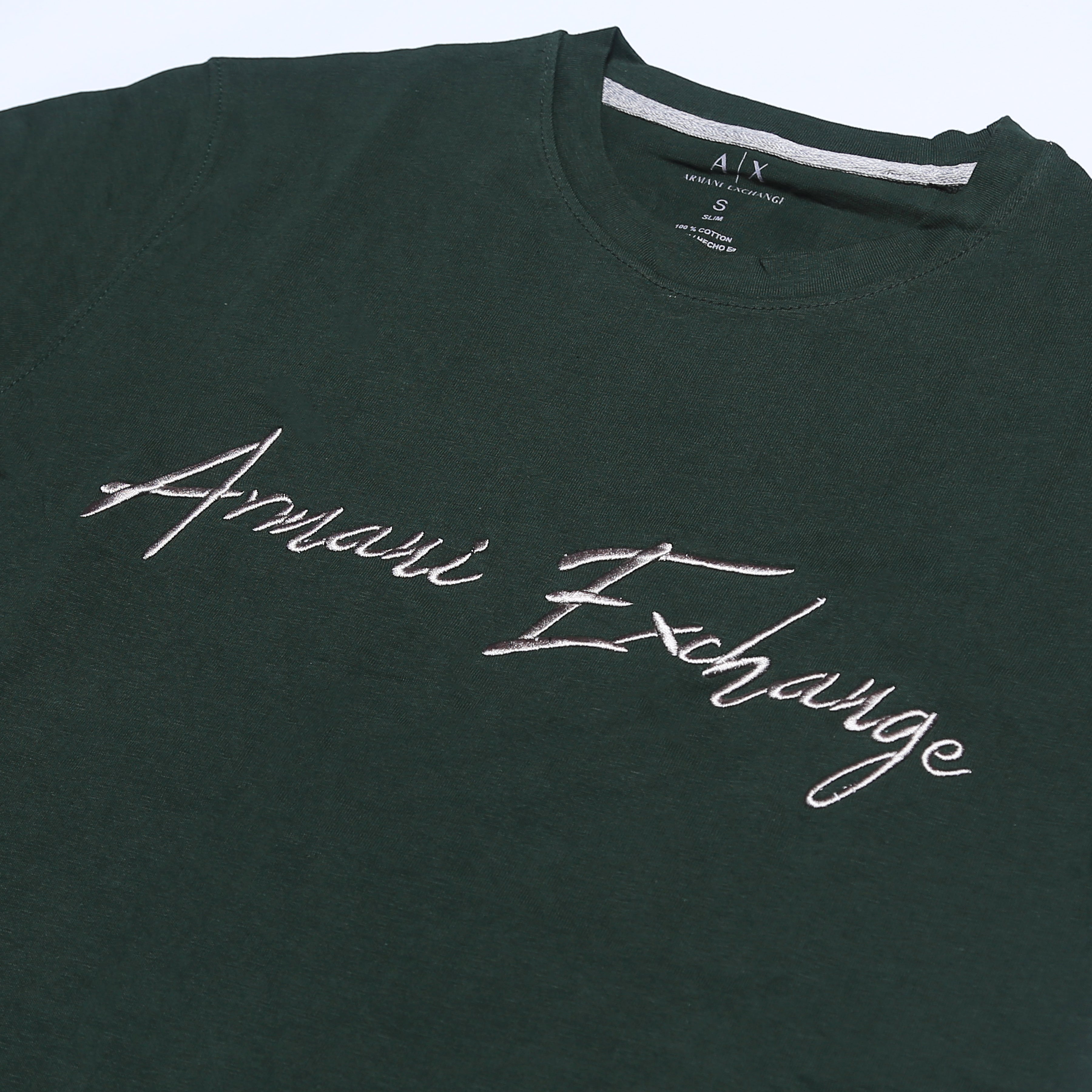 A.r.m.a.n.i emb T Shirt-british green