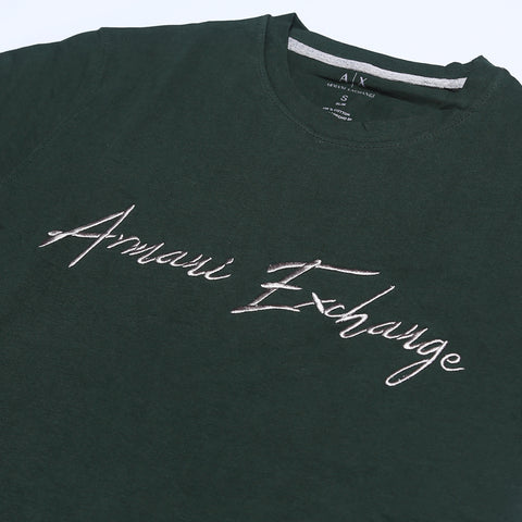 A.r.m.a.n.i emb T Shirt-british green