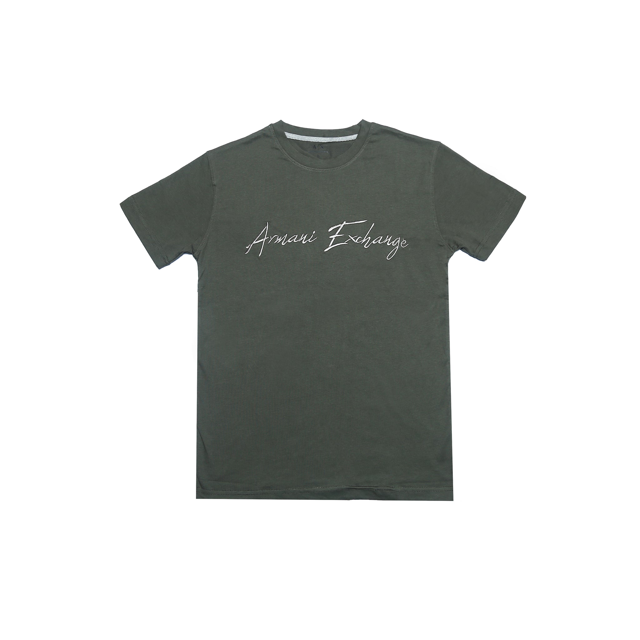 A.r.m.a.n.i emb T Shirt-olive green