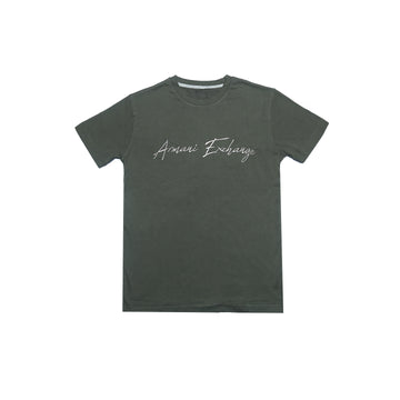 A.r.m.a.n.i emb T Shirt-olive green