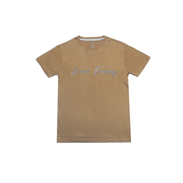 A.r.m.a.n.i emb T Shirt- brown