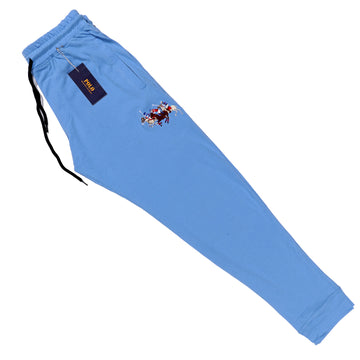 Prl light blue 3pony trouser