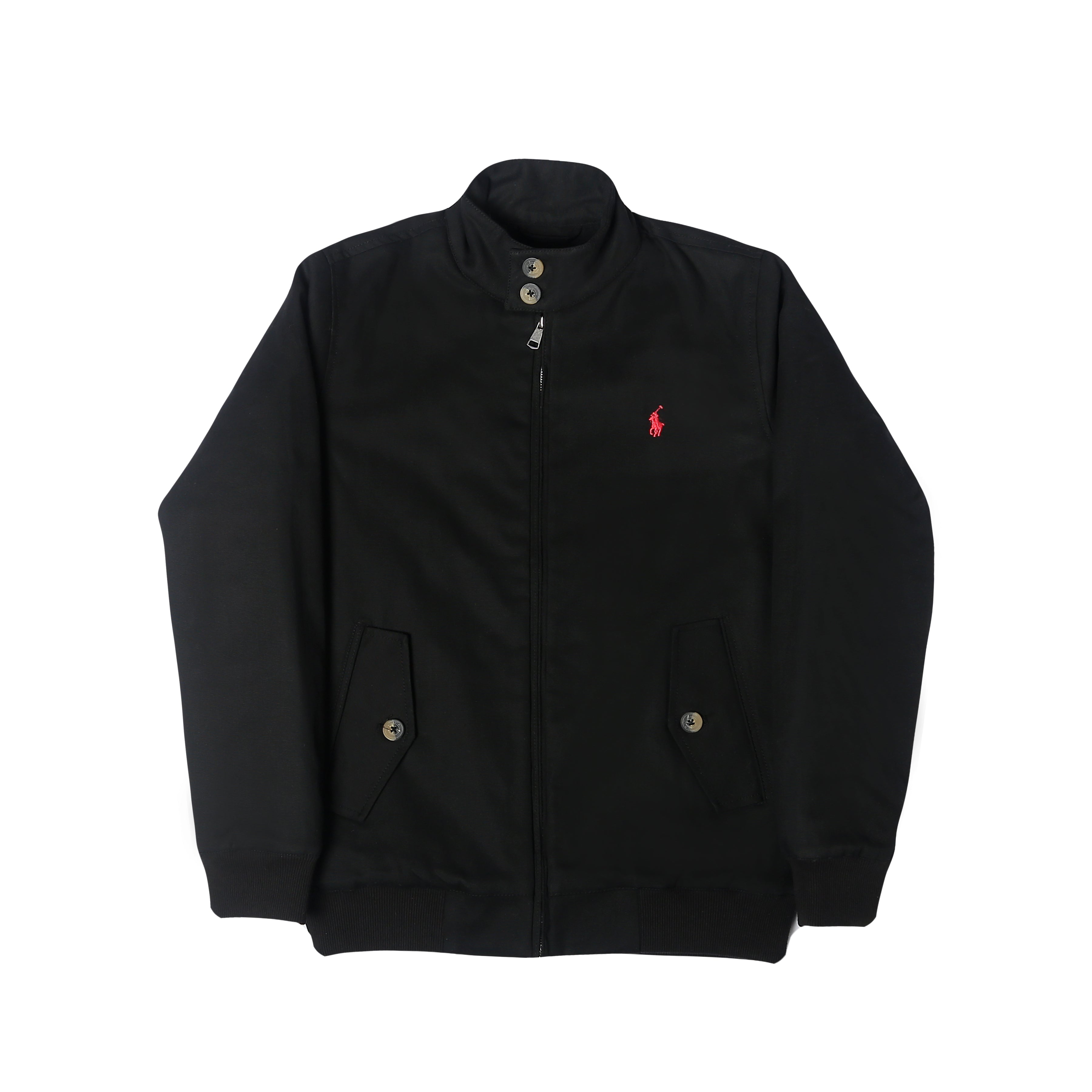PRL Cotton Twill Jacket (black) - brandahub