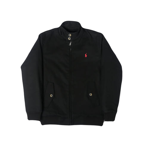 PRL Cotton Twill Jacket (black) - brandahub