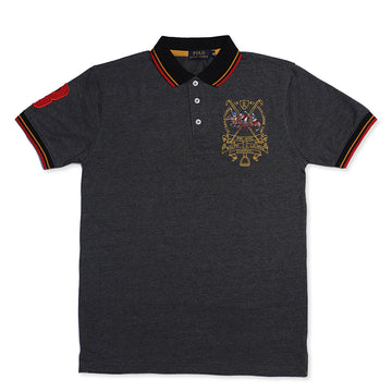 PRL RL 3 PONY POLO DARK GREY