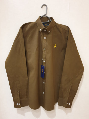 PRL shirt brown - brandahub