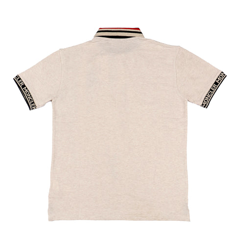 M.o.n.c.l.e.r POLO HEATHER WHITE - brandahub