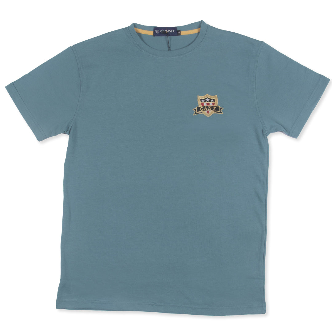 GNT Premium Cotton T Shirt - SEA BLUE