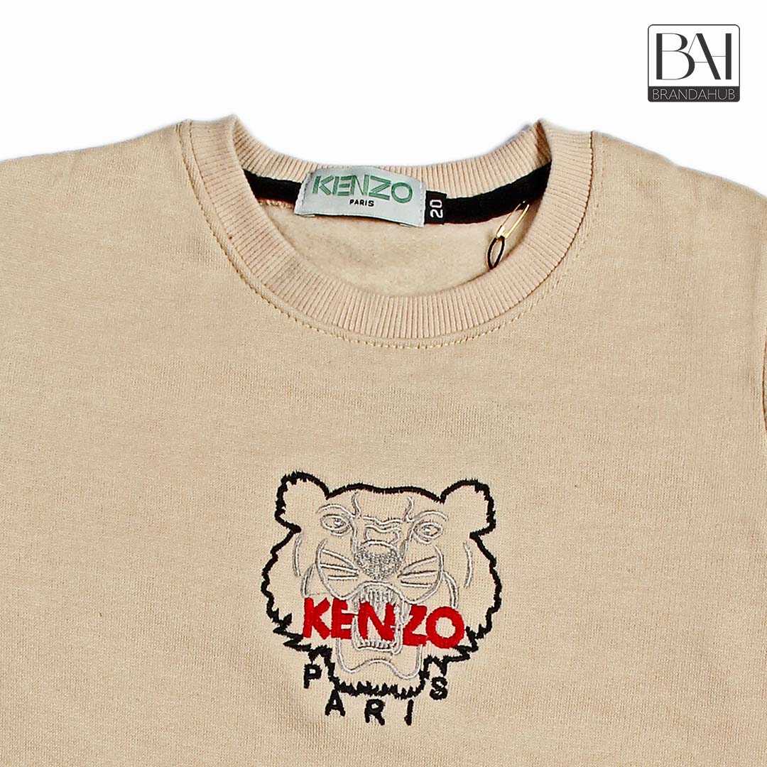 knz kids sweartshirt beige - brandahub