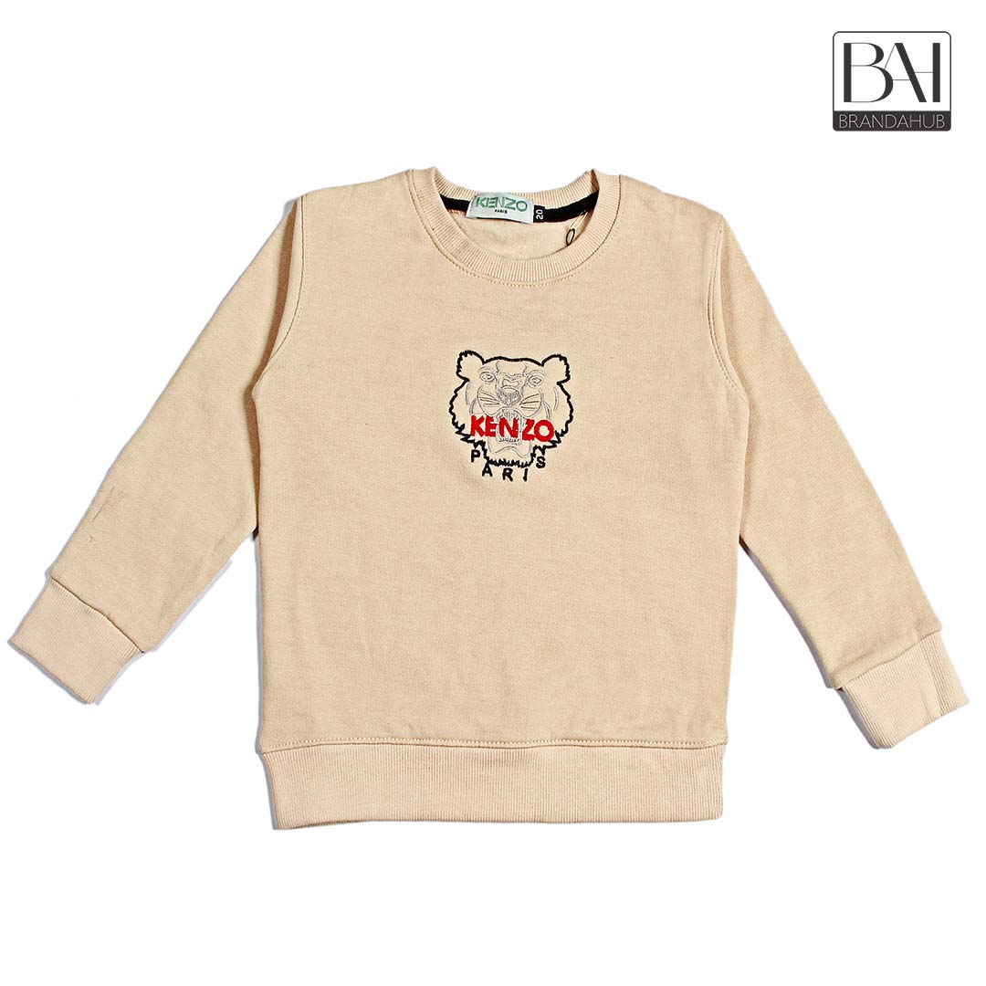 knz kids sweartshirt beige - brandahub